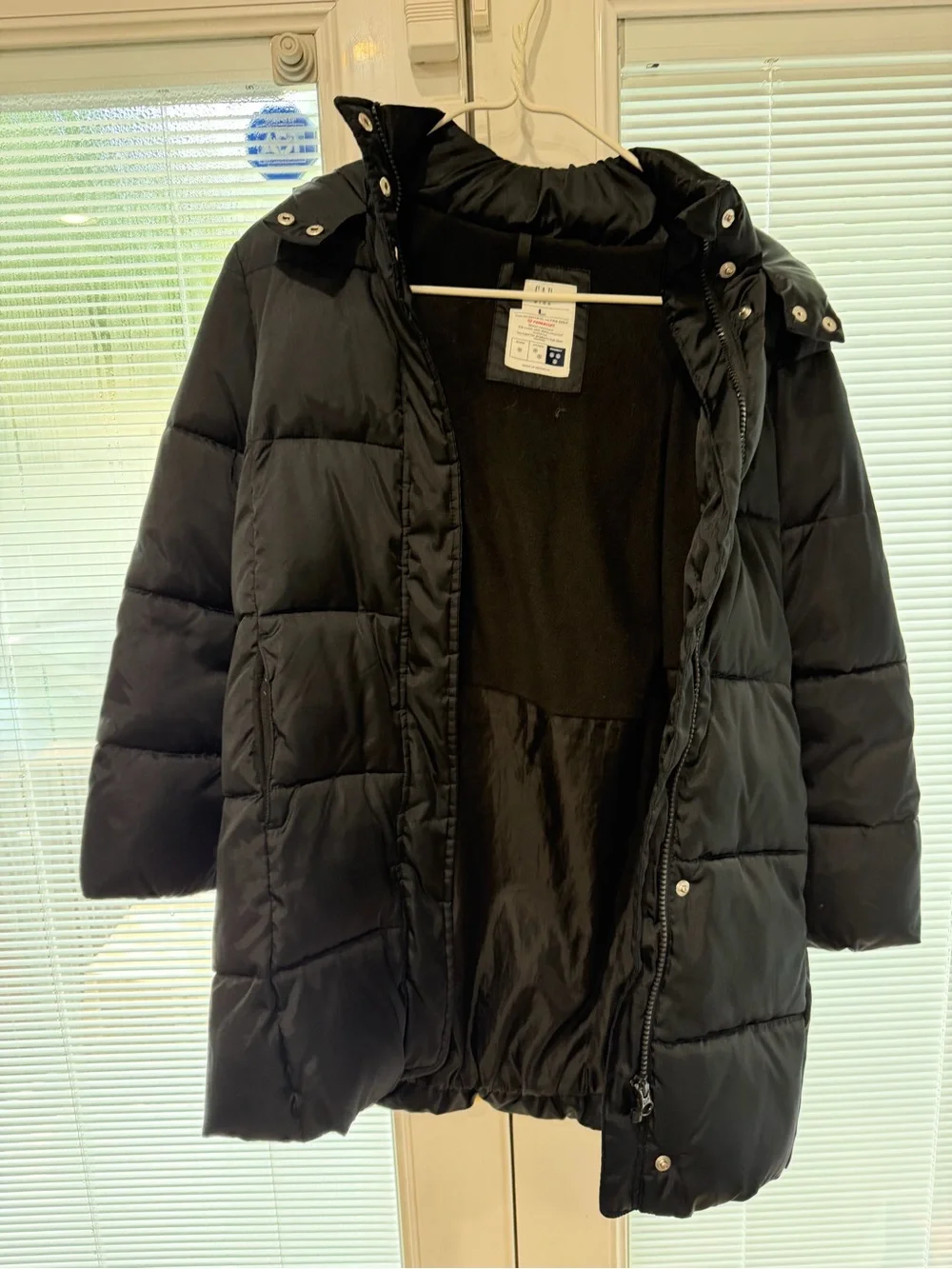 GAP Black Kids Puffer Coat